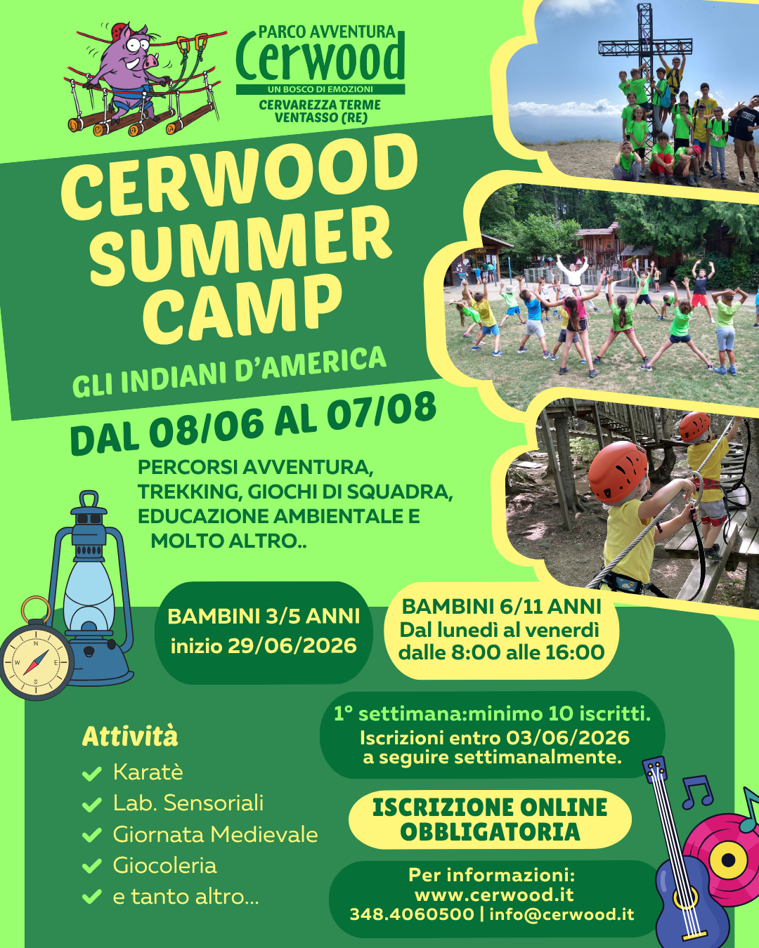 Cerwood Summer Camp 2026